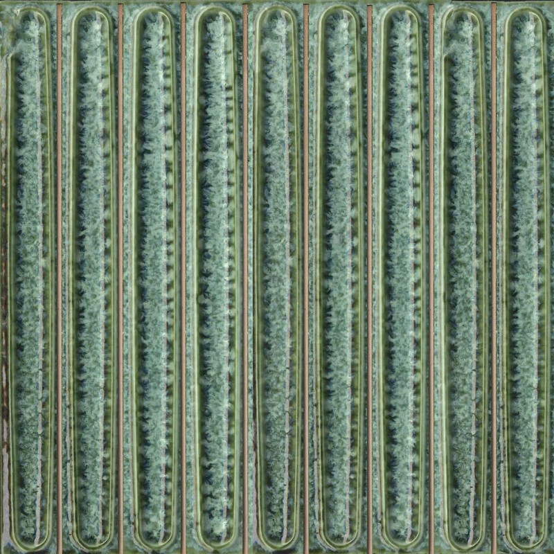 Декор чипсет Далия зелёный глянцевый KMD2SOB006BN 200x200 (Kerama Marazzi)