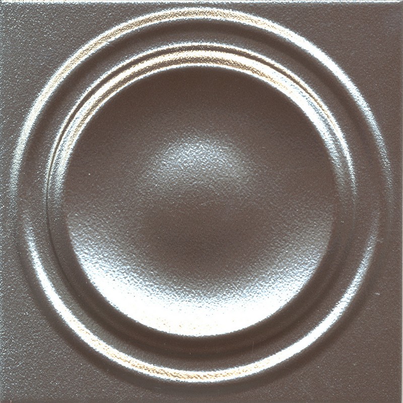 Декор Арль металл глянцевый структура обрезной KMD2OBE003BR 200x200 (Kerama Marazzi)