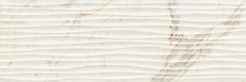 Плитка настенная Bistrot Wall Calacatta Michelangelo Struttura Dune 3D rettificato R4UM (Ragno)