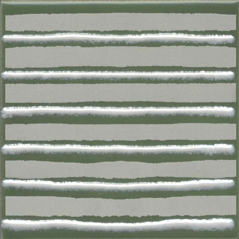 Декор Бахия 4 зелёный глянцевый KMD3STA027GN 98x98 (KERAMA MARAZZI)