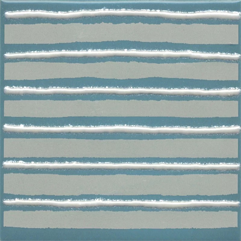 Декор Бахия 4 бирюзовый глянцевый KMD3STA028GN 98x98 (KERAMA MARAZZI)