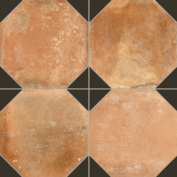 Плитка напольная FS NONNA BLACK DECOR LT 41563 450х450 (Peronda)