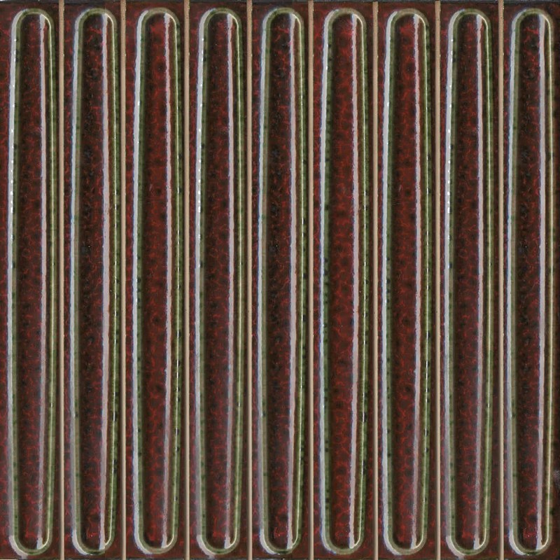 Декор чипсет Далия красный тёмный глянцевый KMD2SOB003BN 200x200 (Kerama Marazzi)