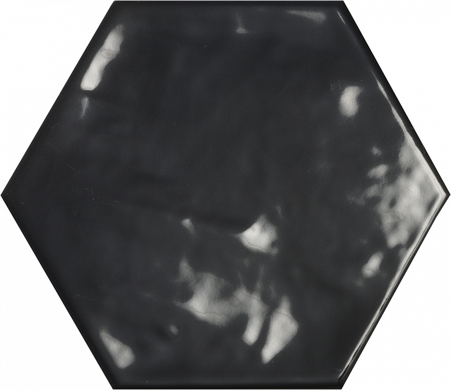 Керамический гранит Chiara negro hex 240x200 (ECOCERAMIC)