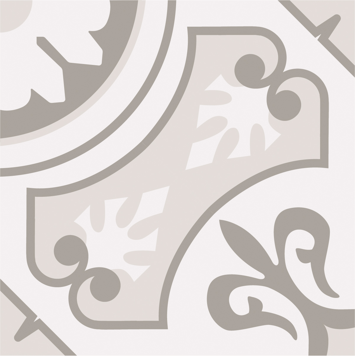 Керамический гранит ЭКЛЕКТИКА Пальмира бежевый 200x200 (Smile Tile)