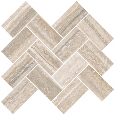 Декор TRAVERTINI Herringbone Brown K945654R (Vitra)