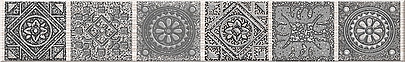 Бордюр GRAZIA Border Nefertiti Grey (Azori)