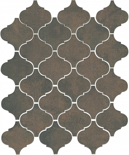 Плитка настенная Арабески котто коричневый 65004 (Kerama Marazzi)