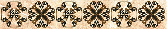 Бордюр IMPERADOR Frieze Light beige GT-101/f01 (GRASARO)