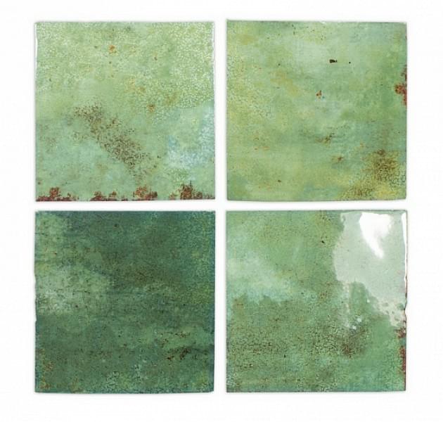 Плитка настенная ENAMEL Square Moss 123078 125x125 (DNA Tiles)