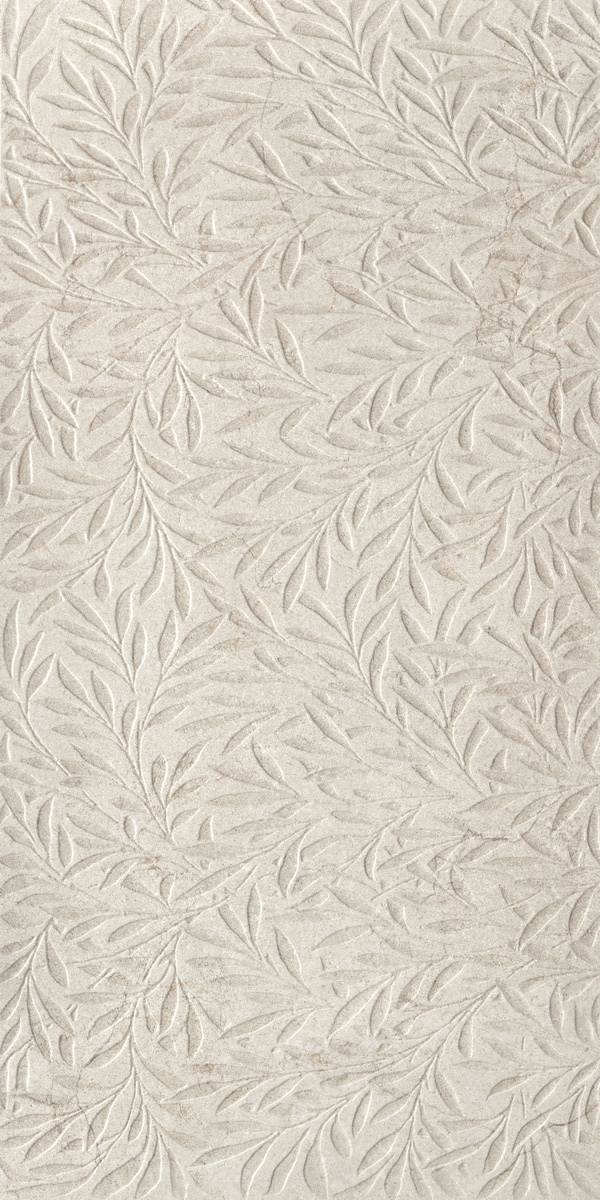 Керамический гранит Domus Cream Decor Matt / Домус Кремовый Декор Матовый 233931 595x1192 (COLORKER)
