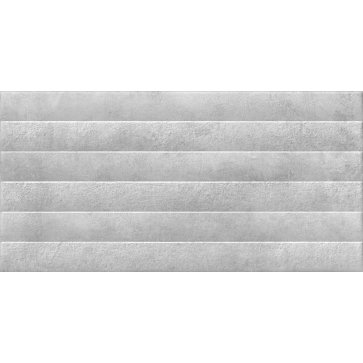 Плитка настенная Brooklyn рельеф светло-серый C-BLL522D (Cersanit)