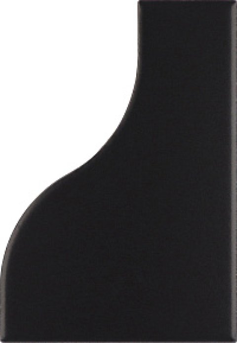 Плитка настенная CURVE Black Matt 28861 83x120 (Equipe)