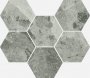 Декор CHARME EXTRA Silver Mosaico Hexagon (Italon)