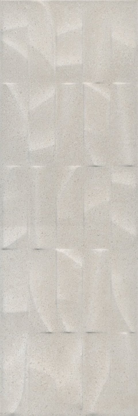 Плитка настенная Безана серый светлый структура обрезной 12151R (Kerama Marazzi)