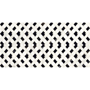 Керамический гранит Luxury Carrara Giola Decor Polished N12046 600x1200 (Neodom)