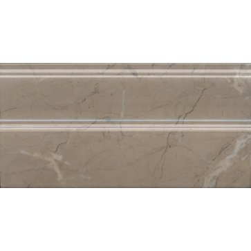 Плинтус Серенада бежевый тёмный глянцевый обрезной 300х150 FMA032R (Kerama Marazzi)