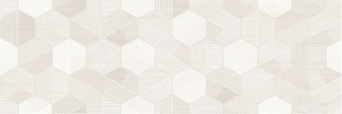 Декор LIN Гексагон бежевый LN2S012DT (Cersanit)