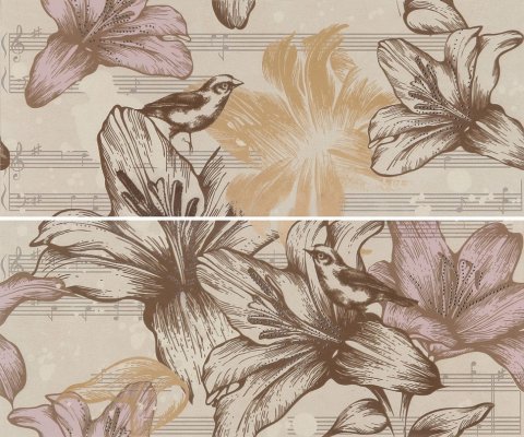 Панно ALLEGRO Panno Beige 01 (Gracia Ceramica)