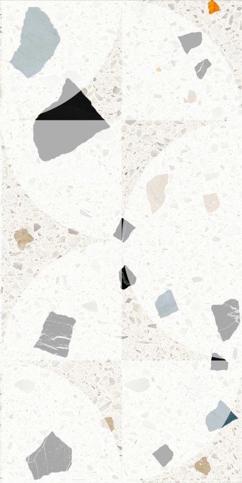 Керамический гранит Сray light geometry 300х600 (Creto)