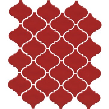 Плитка настенная Авейру мозаичный красный глянцевый 26х30 65013 (Kerama Marazzi)