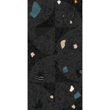 Керамический гранит Cray dark geometry 300х600 (Creto)