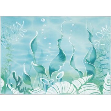 Декор AZURE Decor Sea-bed Turquoise (Beryoza Ceramica)