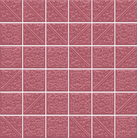 Плитка настенная ЛА-ВИЛЛЕТ розовый 21028 (Kerama Marazzi)