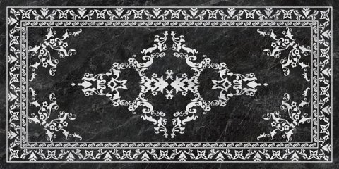 Керамический гранит Риальто серый тёмный декорированный лаппатированный SG592702R (Kerama Marazzi)