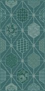 Декор Devore indigo geometry (AZORI)