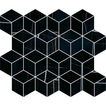 Декор Греппи черный мозаичный T017\14026 (Kerama Marazzi)