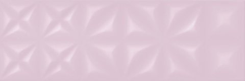 Плитка настенная Lila рельеф розовый LLU072D (Cersanit)