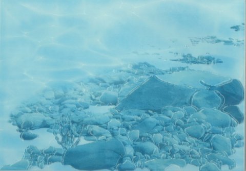 Декор AZURE Decor Ship 9 Turquoise (Beryoza Ceramica)