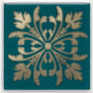 Вставка КЛЕМАНСО зеленый темный HGD\F252\5246 (Kerama Marazzi)