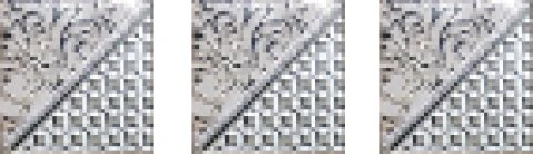 Вставка БЕРГЕН серый 4,5x4,5 (Ceramica Classic)