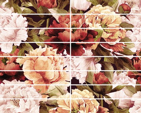 Бордюр PEONY 4x25 (Ceramica Classic)