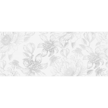 Декор Blum white decor 01 250x600 (Gracia Ceramica)