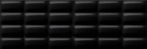 Плитка настенная PRET A PORTER Black Glossy Pillow Structure PRP-WTU232 (Mei)