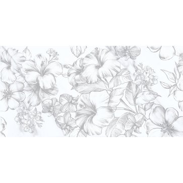 Плитка настенная CARRARA Flowers 315x630 (Azori)