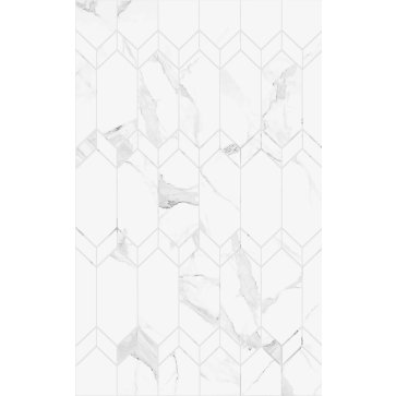 Плитка настенная Mosaic белый 250х400 (Creto)