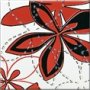 Декор Aplauz flower czerwony centro 2 (Opoczno)