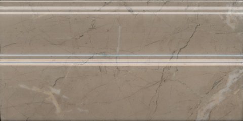 Плинтус Серенада бежевый тёмный глянцевый обрезной 300х150 FMA032R (Kerama Marazzi)