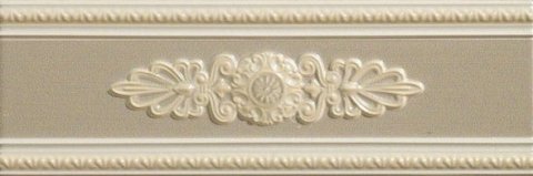 Бордюр LIRICA Listello Decorato Tortora P17042 (Vallelunga)