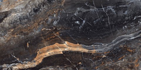 Керамический гранит Luxury Lawa Nero Polished N20421 800x1600 (Neodom)