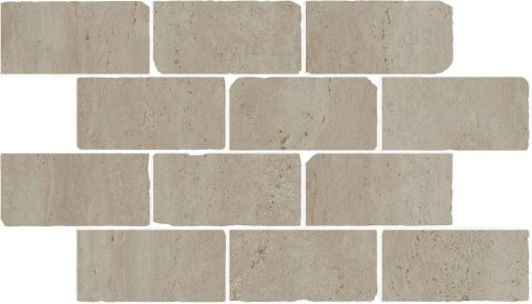 Бордюр САН-МАРКО мозаичный бежевый матовый обрезной BR034 465x265 (KERAMA MARAZZI)