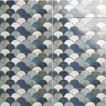 Плитка настенная BELLAGIO Escama Blu PT03240 100x300 (Mainzu Ceramica)