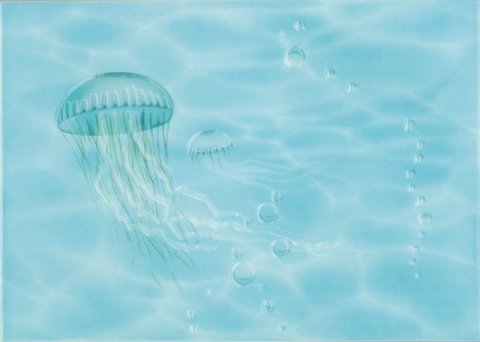 Декор AZURE Decor Medusa Turquoise (Beryoza Ceramica)