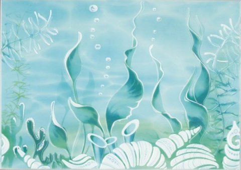 Декор AZURE Decor Sea-bed Turquoise (Beryoza Ceramica)