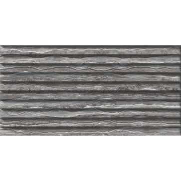 Плитка настенная СИТИ темно-серая рельеф (La Favola)