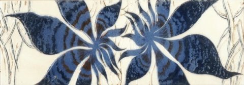 Бордюр MAGIC FANTASY Frieze Dark Blue (Beryoza Ceramica)